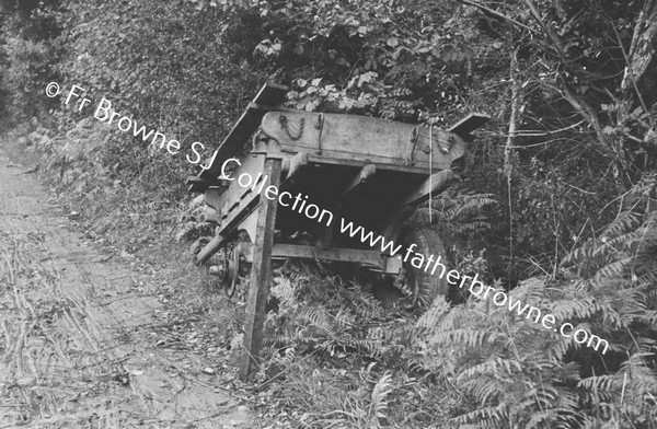 OLD CART IN DITCH
